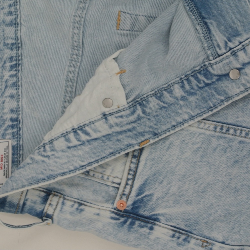 GAP ✨NWT 💿‎ Vintage Wash ‘90’s Loose Wide Leg Jeans 🪴 Organic Cotton - Picture 9 of 12